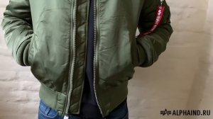Бомбер МА-1 Slim Fit от Альфа Индастриз | Обзор на цвет Sage Green
