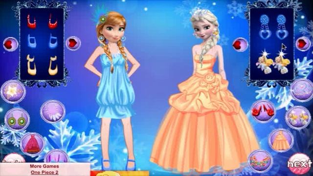 Игра-одевалка "Холодное сердце" смотреть онлайн