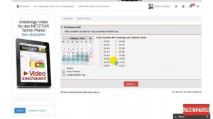 Termin Online buchen Terminland Tool NETZTOR Termin vereinbaren TerminApp Besprechung
