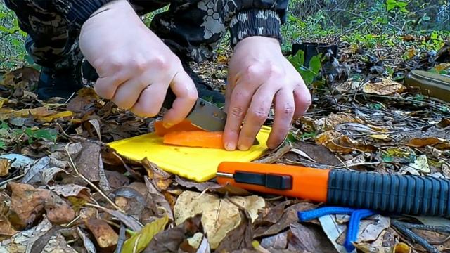 Осенний поход !!! Готовлю в Армейском котелке, на Печке Щепочнице !!! смотреть онлайн