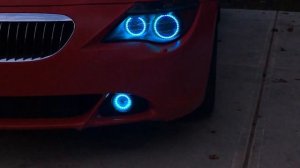 BMW 645 Halos Installed