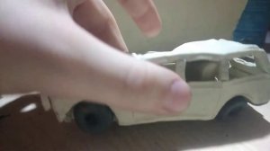 Краштест газ 2402 из пластилина