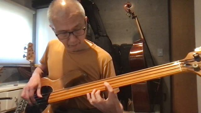 渡辺等  Hitoshi Watanabe  Composed Fretlessbass  “ Rain on Canvas ” смотреть онлайн