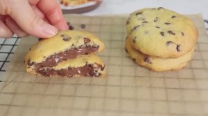 Рецепт печенья с шоколадной крошкой Nutella