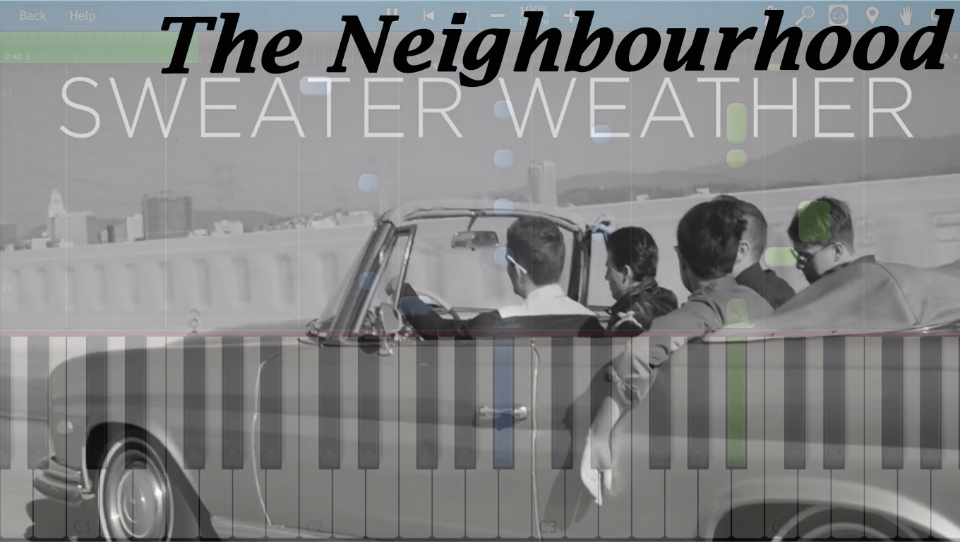 Weather neighborhood. The neighbourhood Sweater weather на пианино. Sweater weather the neighbourhood другая версия. The neighbourhood - Sweater weather (Lyrics) на пианино. Sweater weather Instrumental.