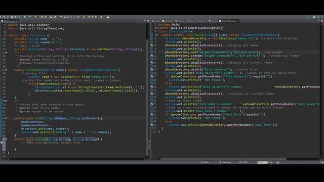 Phone DIrectory entire JAVA assignment | Programming Concepts and Methodology Lab 6 смотреть онлайн
