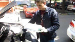 Замена воздушного фильтра Лексус RX400h / Lexus RX400h change the air filter