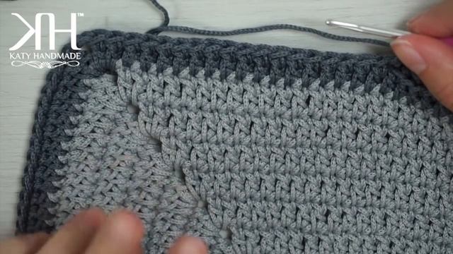 TUTORIAL BORSA UNCINETTO "GRANNY BAG" - Crochet pattern ● Katy Handmade смотреть онлайн