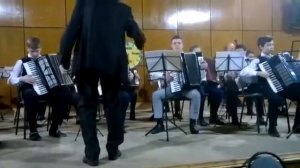 Баев Евг. "На ранчо" Исп. оркестр баянов и аккордеонов ДШИ № 6 г. Воронежа. Рук. Серов В.Ю.