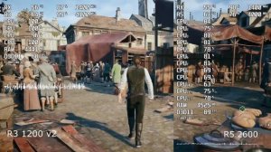 RYZEN 3 1200 vs R5 2600