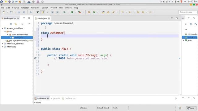 147 Java Access modifiers private انواع الاكسس موديفايرالخاص смотреть онлайн
