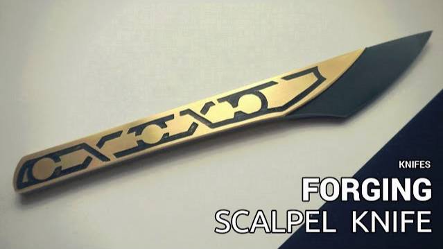 Knife Making - Forging Scalpel Style Knife смотреть онлайн