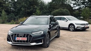 Audi A4 B9 Allroad 2.0TFSI VS Volkswagen Passat B8 Alltrack 2.0TDI. Псков.