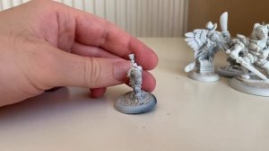 Burrows and Badgers painted hare + unboxing loads of other Oathsworn miniatures