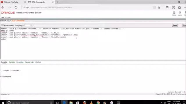 SQL with Oracle 10g XE #7 Using DML Commands!!! смотреть онлайн
