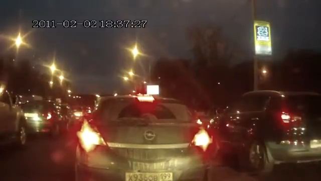 Видеорегистратор ParkCity DVR HD 520 (ночная съемка) смотреть онлайн