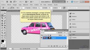 Curso de Photoshop CS5.  Ejercicio 12. Extraer una imagen.