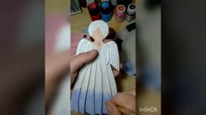 Создание Ангела из папье-маше ❤️