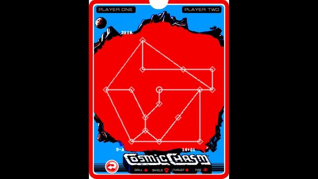 Cosmic Chasm - Overlayed (Vectrex)