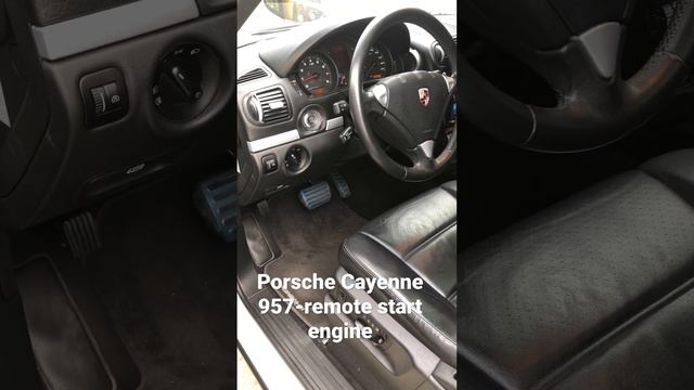 Porsche Cayenne 2009 remote start engine