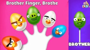 The Finger Family Song | Angry Birds Cake Pop Finger Family | Daddy finger song | Cartoon Animation