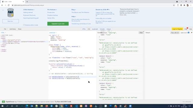 Javascript Class