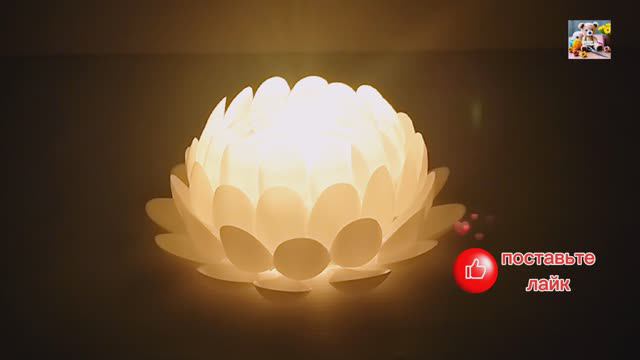 DIY |Подсвечник из одноразовых ложек и стеклянной банки своими руками |Декор.