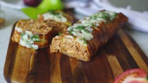 Оригинальное горячее блюдо из картофеля - Картофельный рулет с фаршем