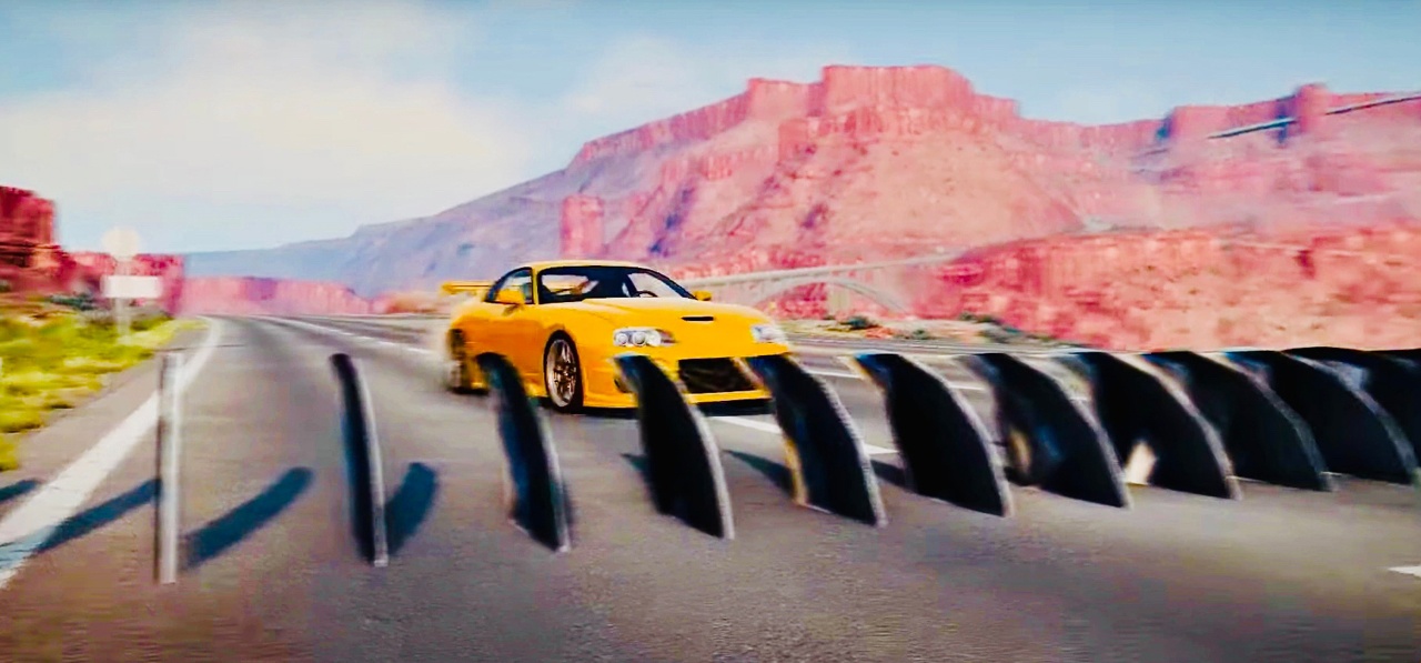 Шипы не дают шансов проехать ? смотреть онлайн