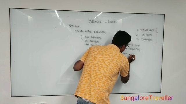 3. How to create a table? Oracle-SQL