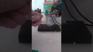Серьги из бисера для кукол LOL .