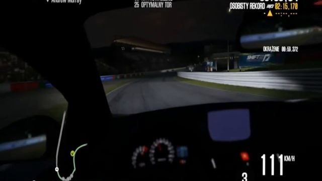 NFS Shift 2 Unleashed gameplay Logitech G27 H shifter night driving смотреть онлайн