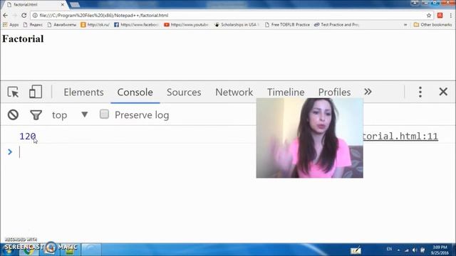 Factorial video