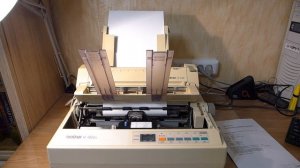 Видеообзор матричного принтера Brother M-1824L 1989 г
