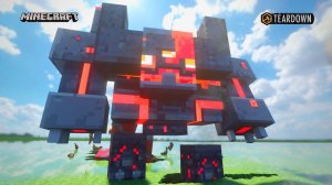 Redstone Monstrosity from Minecraft in Teardown