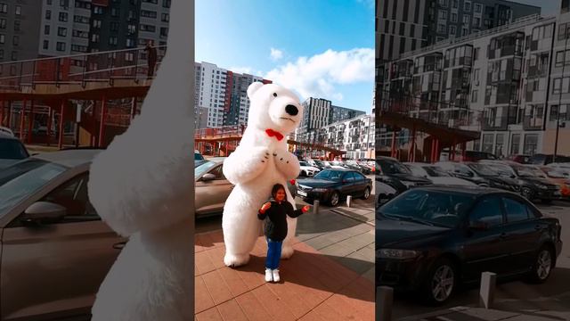 поздравление с днем рождения от Белого Мишки, т 89198457704, Новая Москва смотреть онлайн