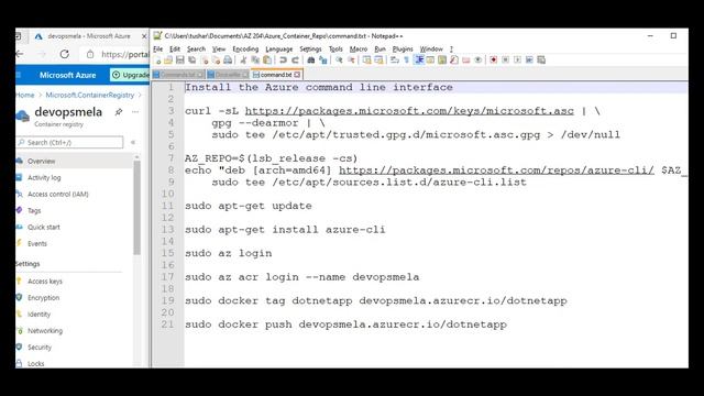 Azure Container Registry Set-Up | Azure CLI | ASP.NET Core Web App | PART-2 смотреть онлайн