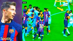 BARCELONA REAL MADRID: WHAT THE HELL HAPPENED in VEGAS!  FIGHT - LEWANDOWSKI DEBUT - RAPHINHA GOAL