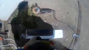 Самодельный ручной окучник плоскорез.