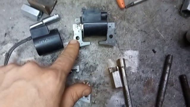 Ремонт катушки зажигания мотоблока Subaru EX 17
