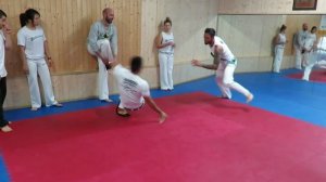 Roda 22/3/16 - Iandê Capoeira Coruña - Formado Ramón y Monitor Tiba