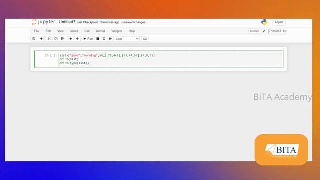 Python List Data Type | Datatype List in Python | List in Python - Python Tutorial