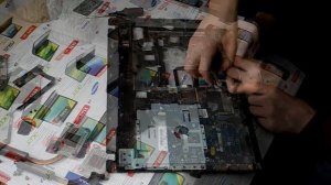 Разборка LENOVO B570. Замена корпуса. Замена тачпада.