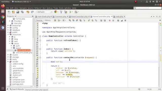 Laravel Framework Lesson - Form validation /  Ajax Validation