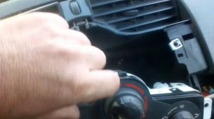 Замена лампочек подсветки отопителя Рено Канго