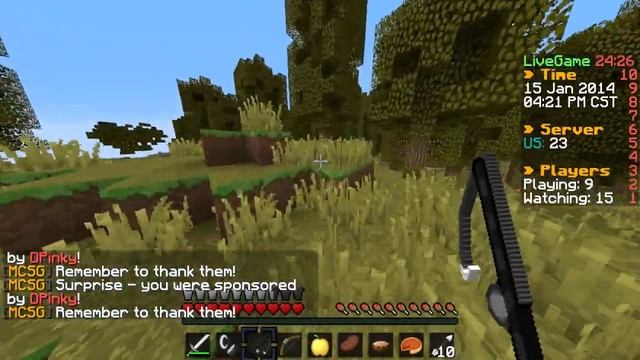 Minecraft Survival Games w/ Huahwi #54: Casual Game 2 смотреть онлайн