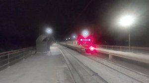 Электропоезд ЭП2Д-0072 ЦППК сообщением "Москва Белорусский вокзал - Бородино"