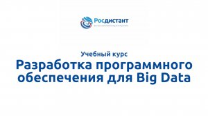 Разработка программного обеспечения для Big Data