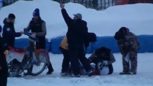 МОТОГОНКИ НА ЛЬДУ. ПАДЕНИЯ. ЧАСТЬ 2