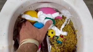 Experiment Toilet vs Coca Cola, Fanta, Sprite, Mirinda Balloons, Coffee, Candy